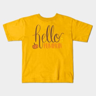 Hello Pumpkin Kids T-Shirt